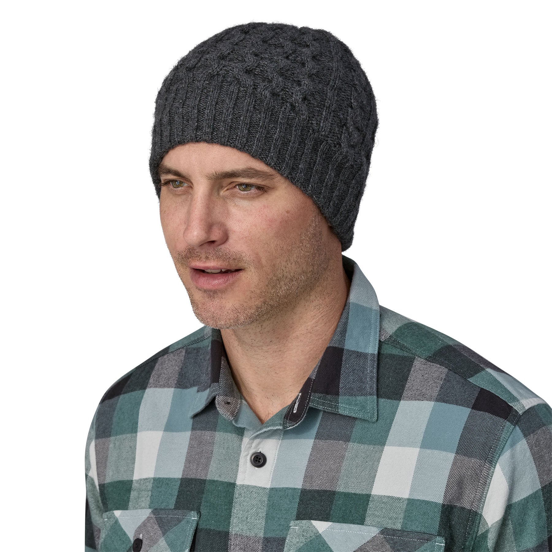 Alternative view of Coastal Cable Beanie