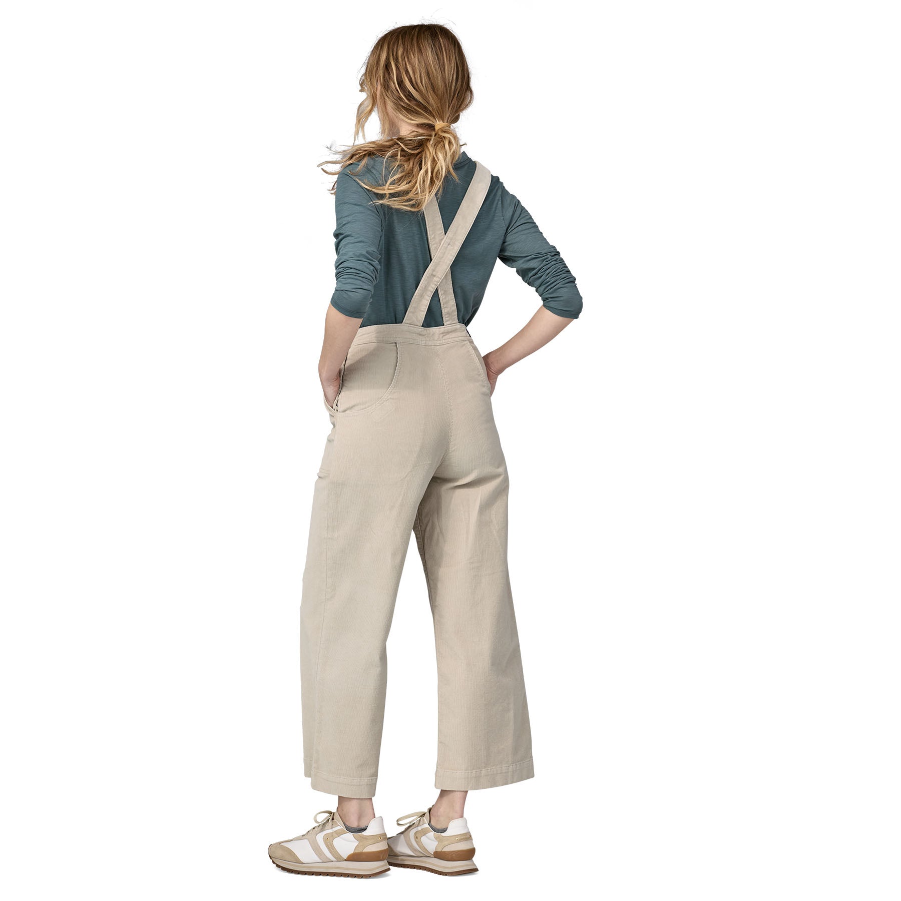 Women's Stand Up® Cropped Corduroy Overalls - Image 4