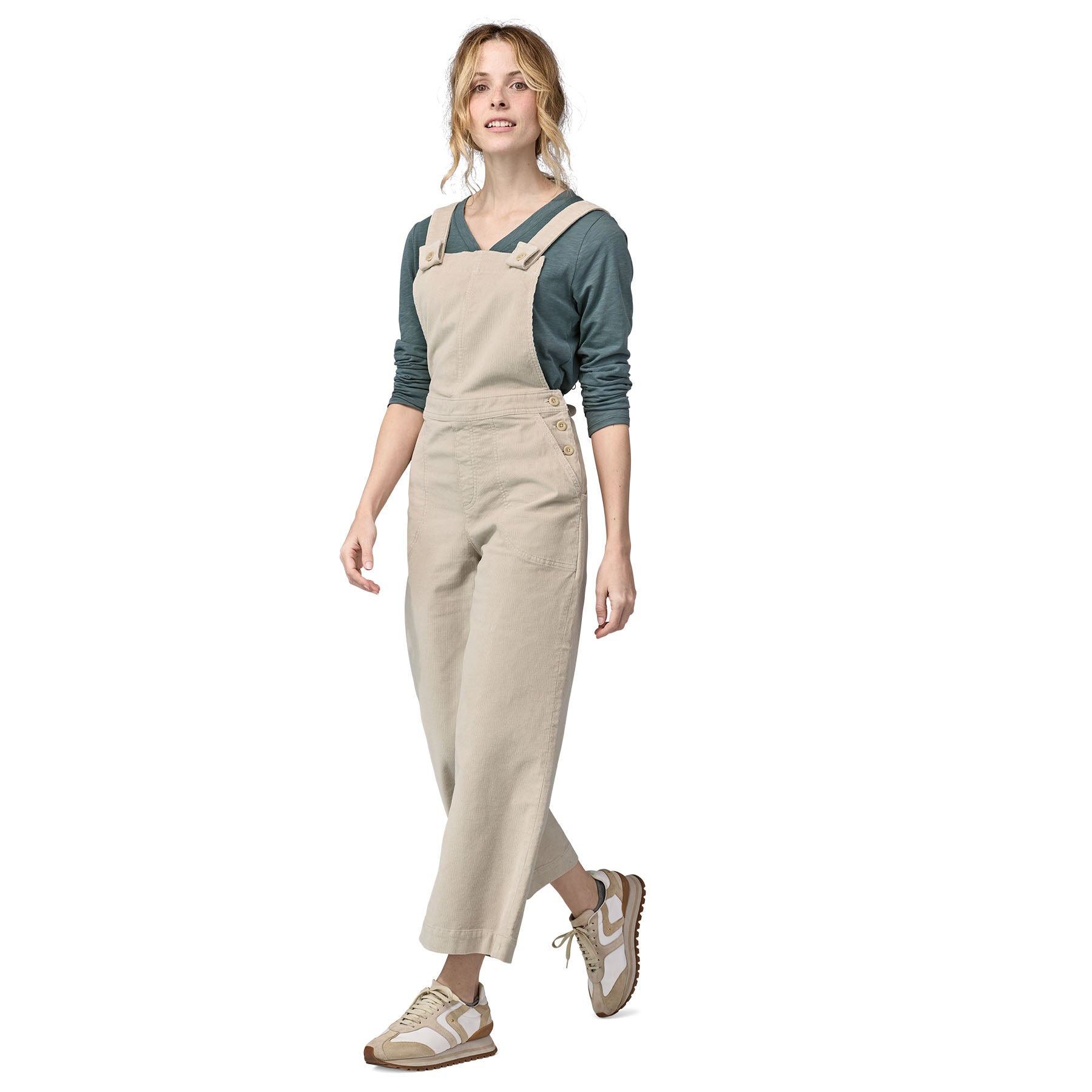 Alternative view of Women's Stand Up® Cropped Corduroy Overalls