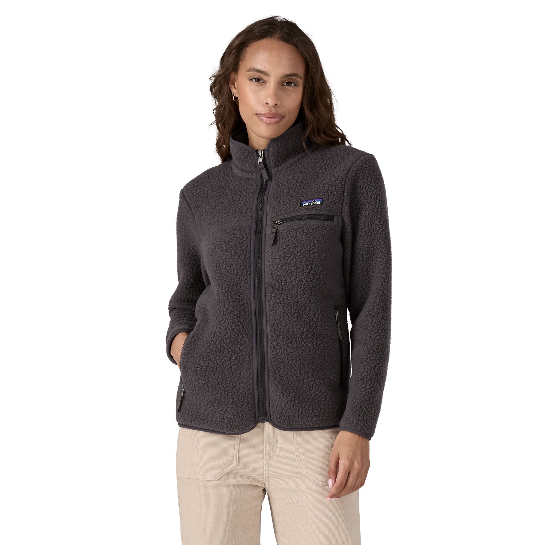 Alternative view of Women's Retro Pile Fleece Jacket