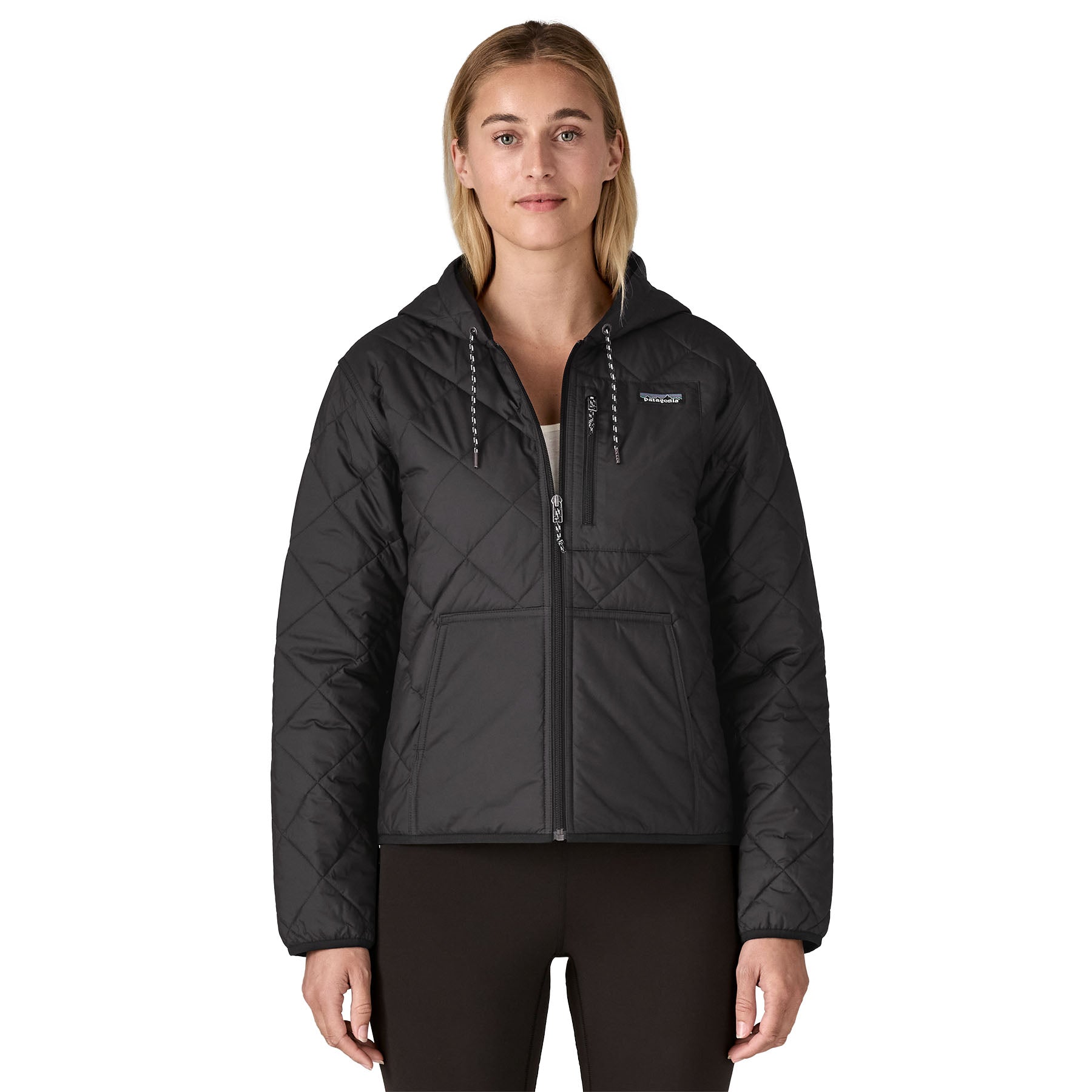 Alternative view of Women's Diamond Quilted Bomber Hoody