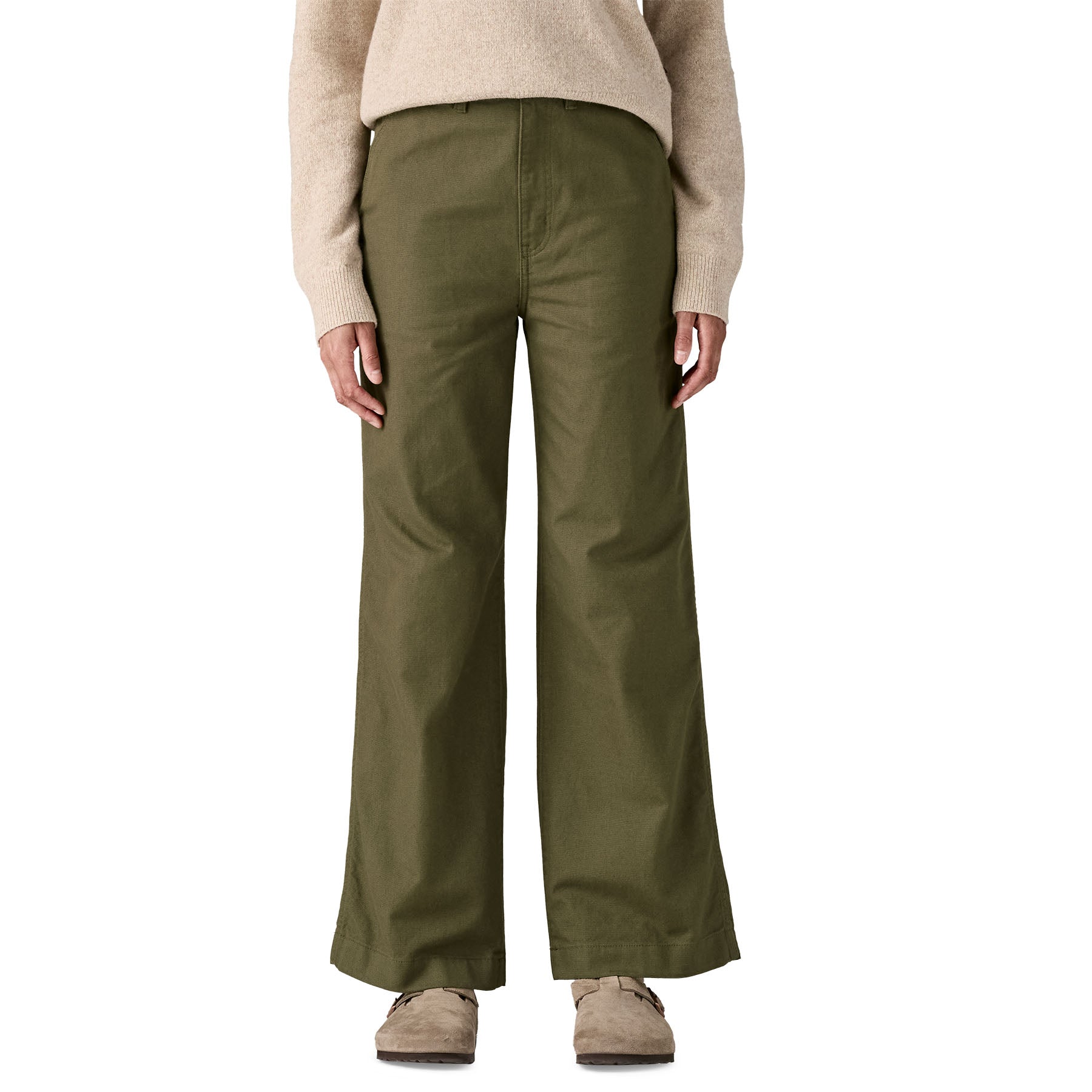 Alternative view of Women's Point Reyes Canvas Wide-Leg Pants
