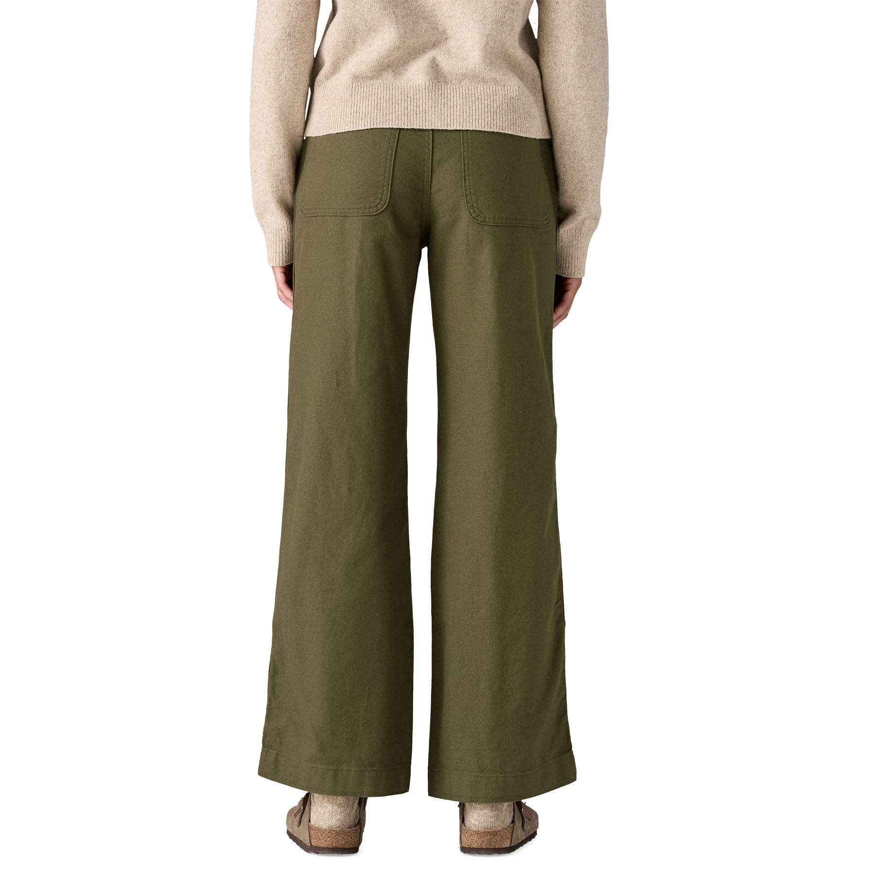 Women's Point Reyes Canvas Wide-Leg Pants - Image 3