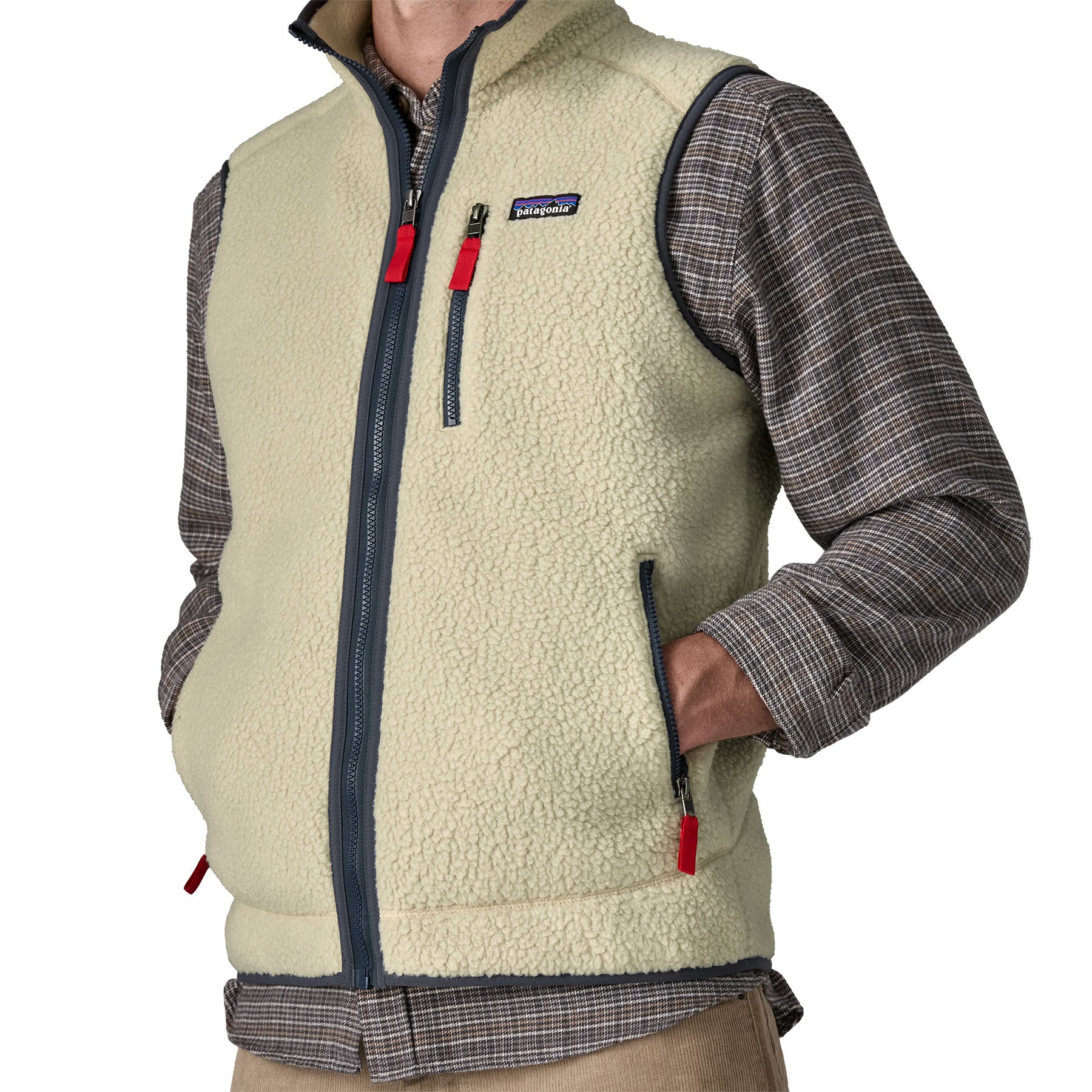 Men's Retro Pile Fleece Vest - Image 6