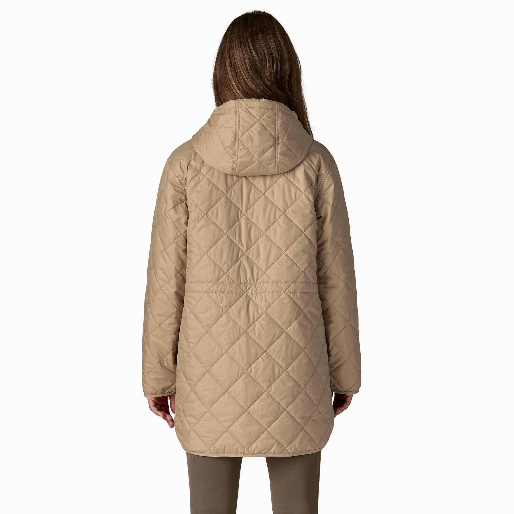 Women's Diamond Quilted Parka - Image 3