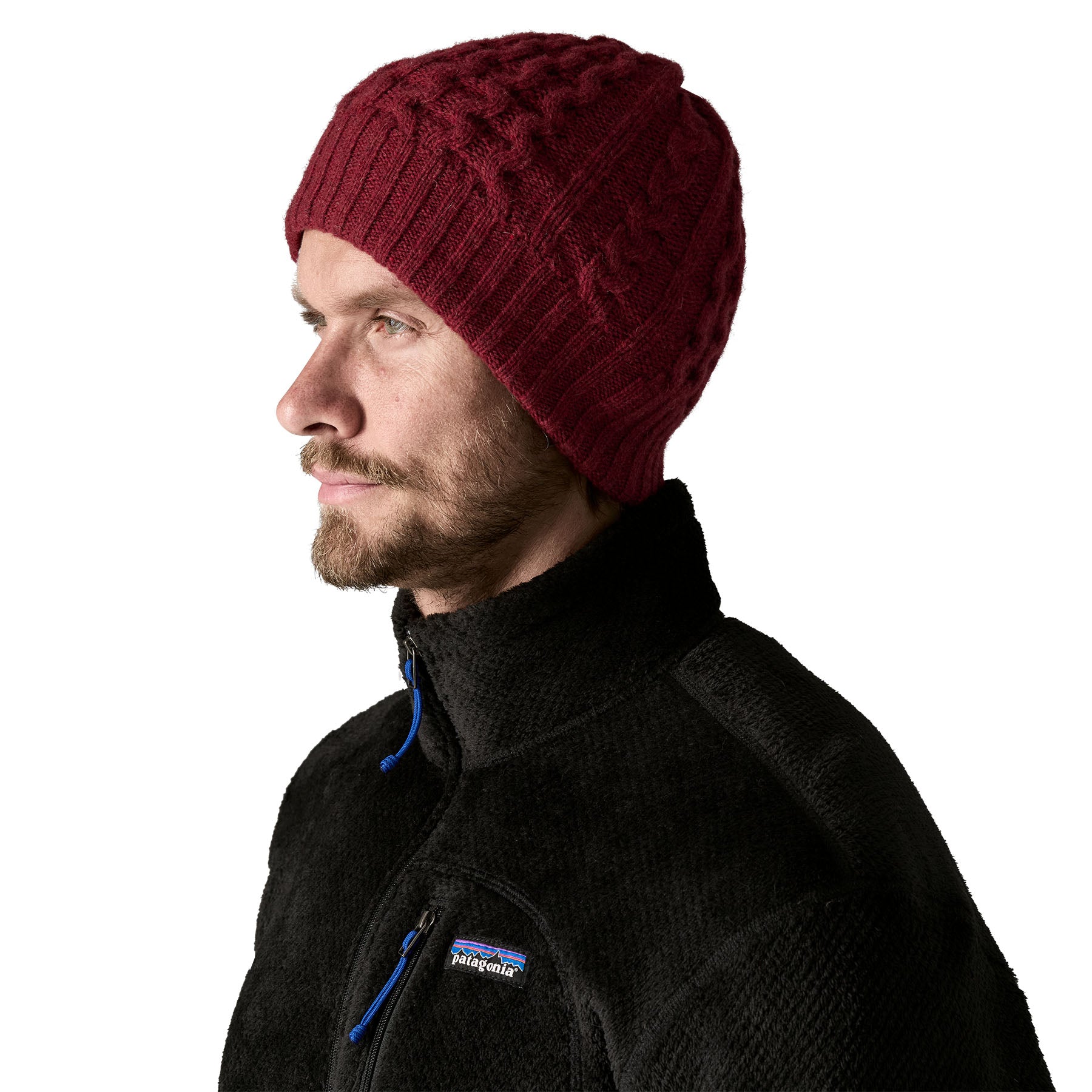 Alternative view of Coastal Cable Beanie