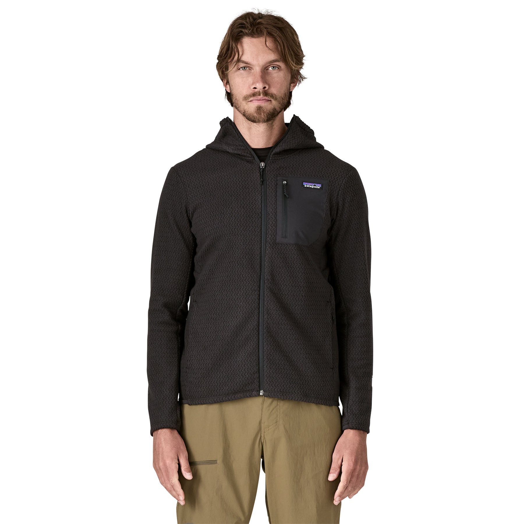 Alternative view of Men's R1® Air Fleece Full-Zip Hoody