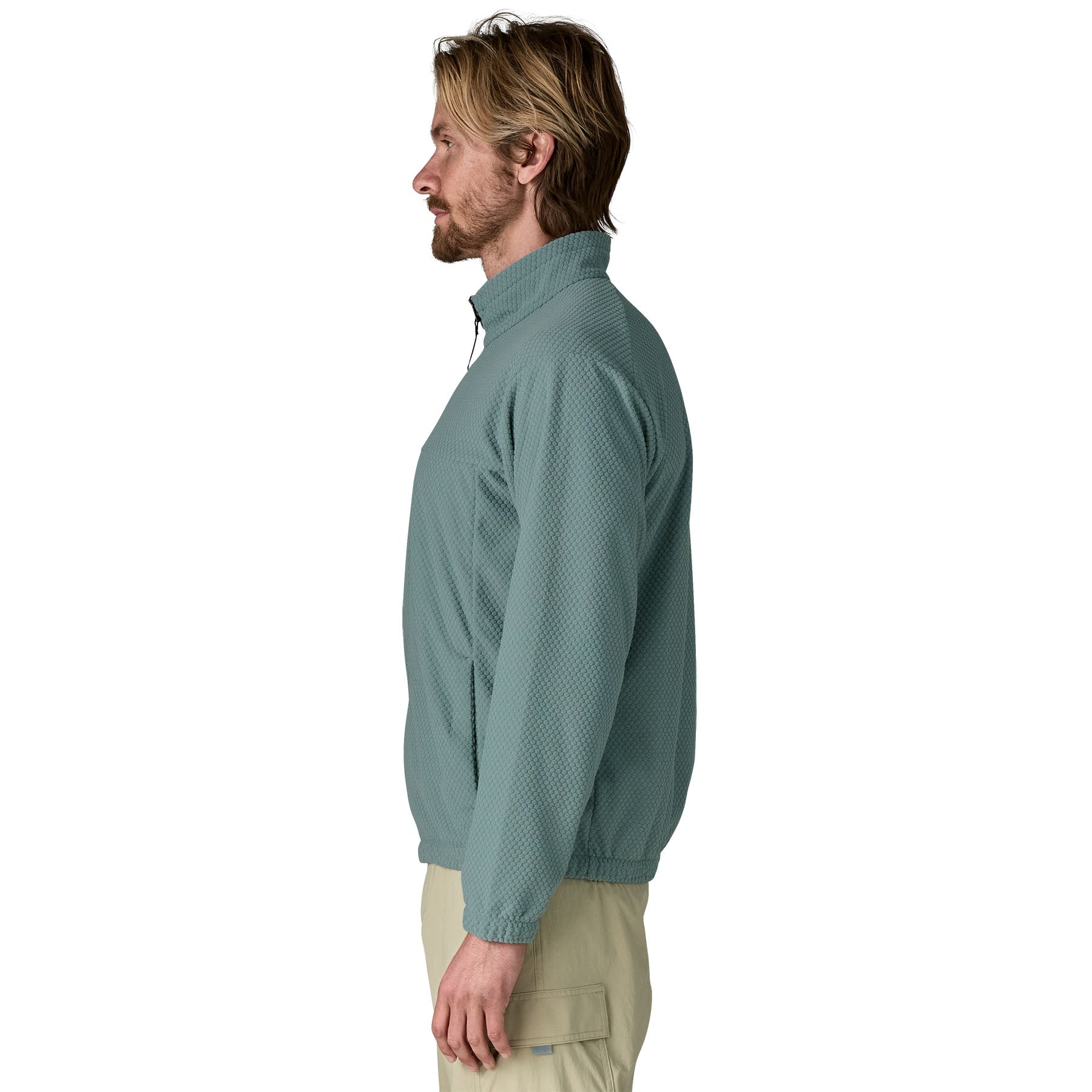 Men's Textured Fleece Jacket - Image 4