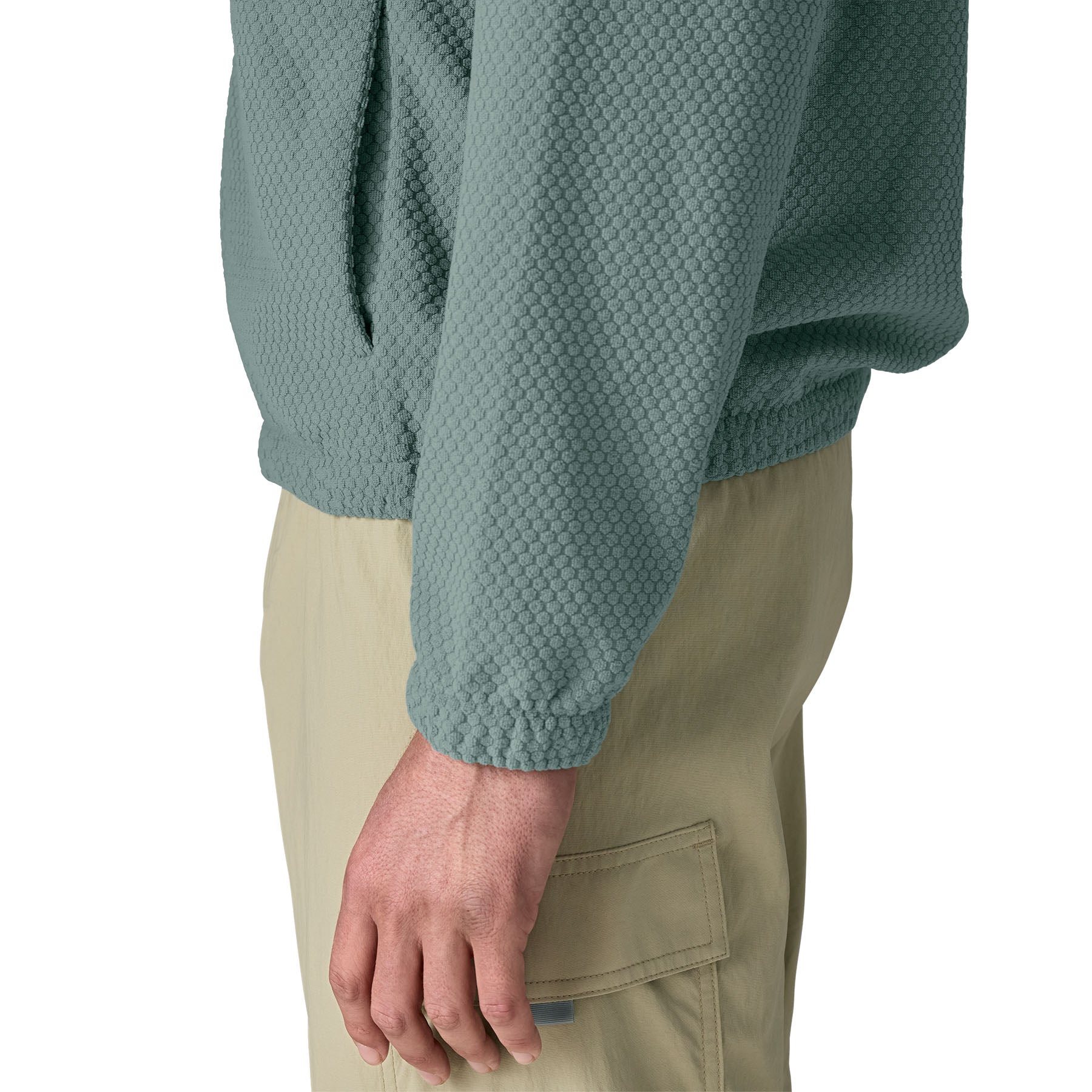 Men's Textured Fleece Jacket - Image 8