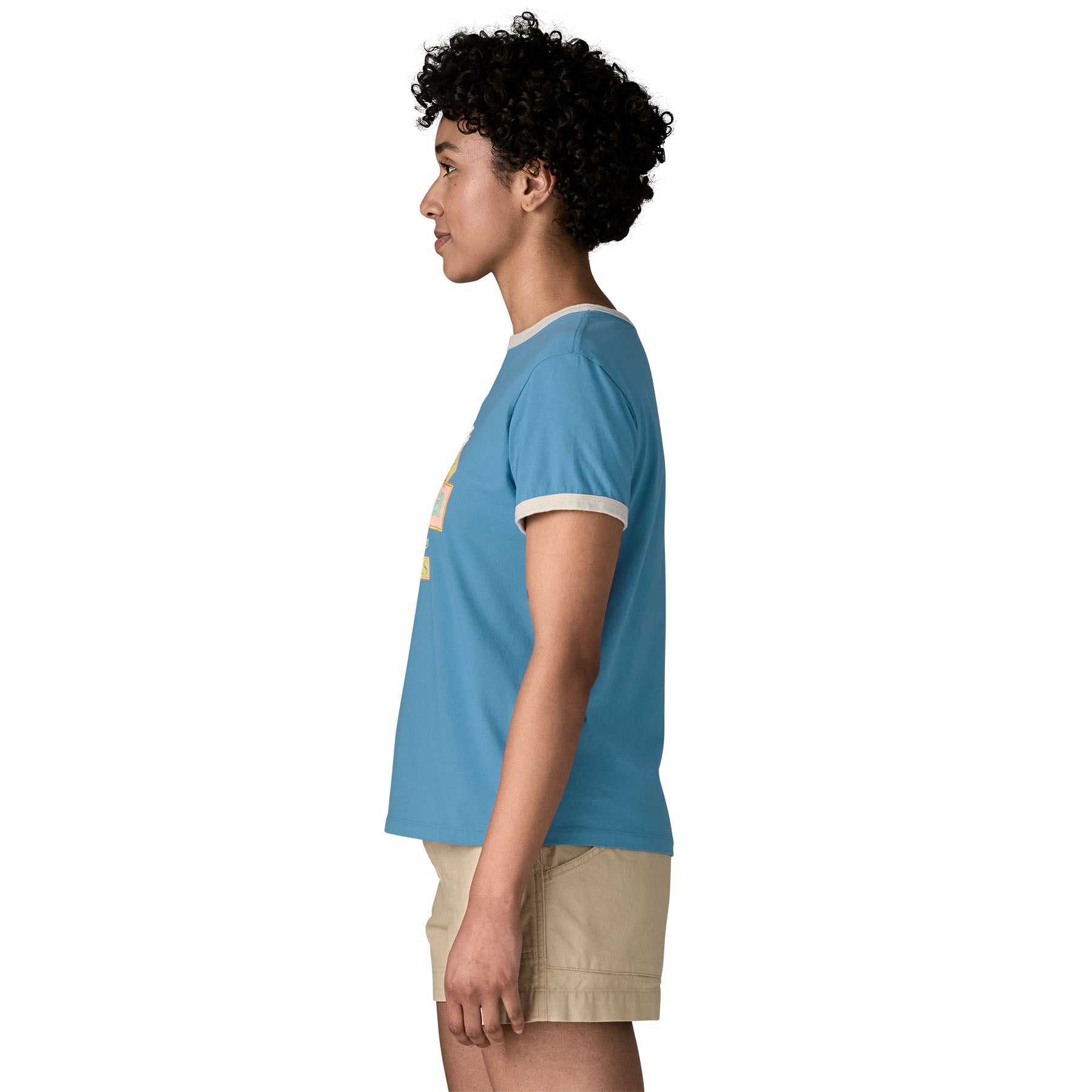 Women's Great Waves Ringer Tee - Image 4