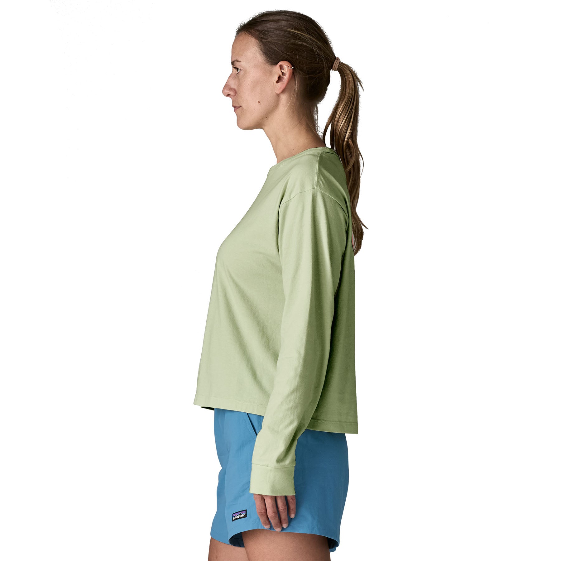 Women's Long-Sleeved '95 Oval Logo Easy-Cut T-Shirt - Image 4