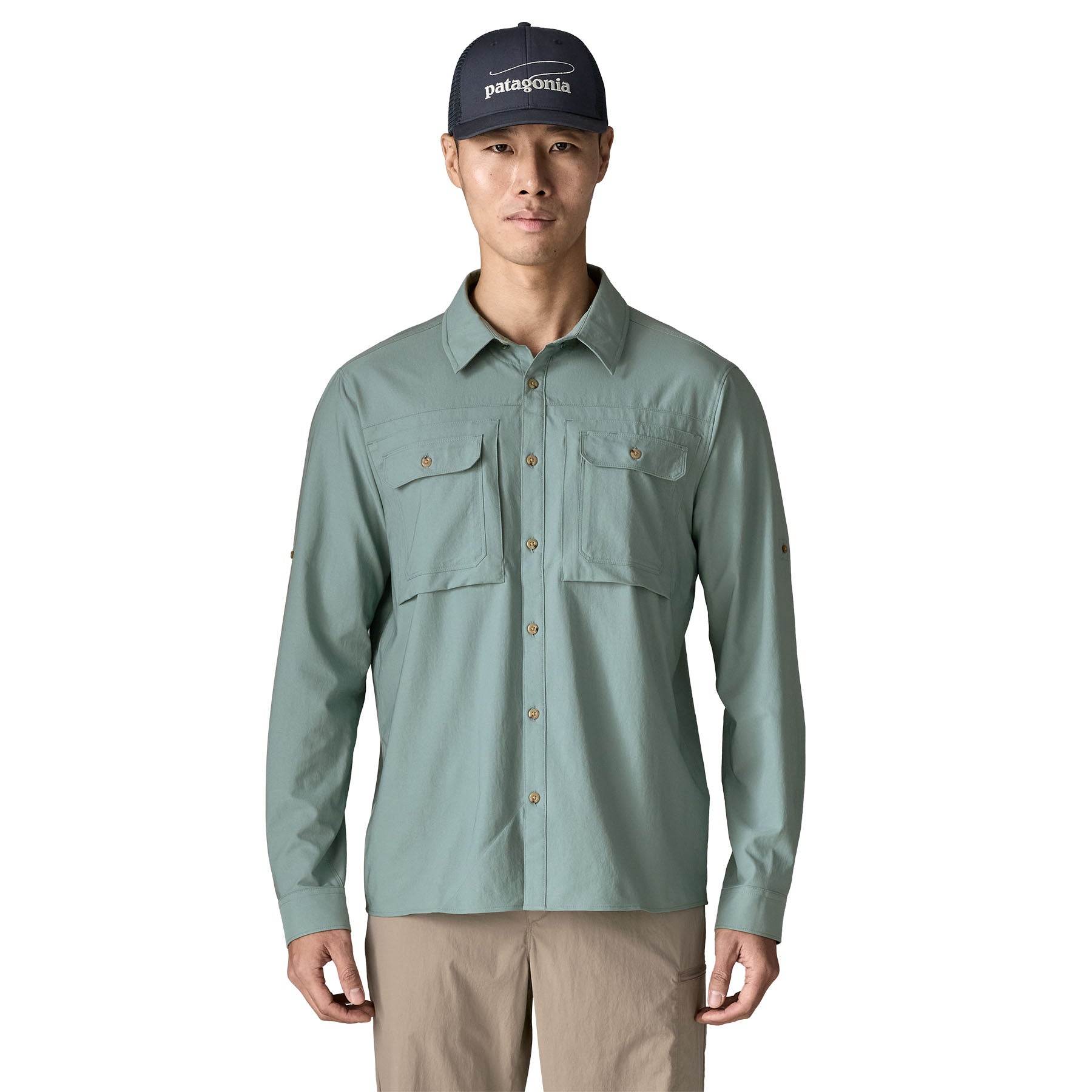 Alternative view of Men's Long-Sleeved Self-Guided Sun Shirt