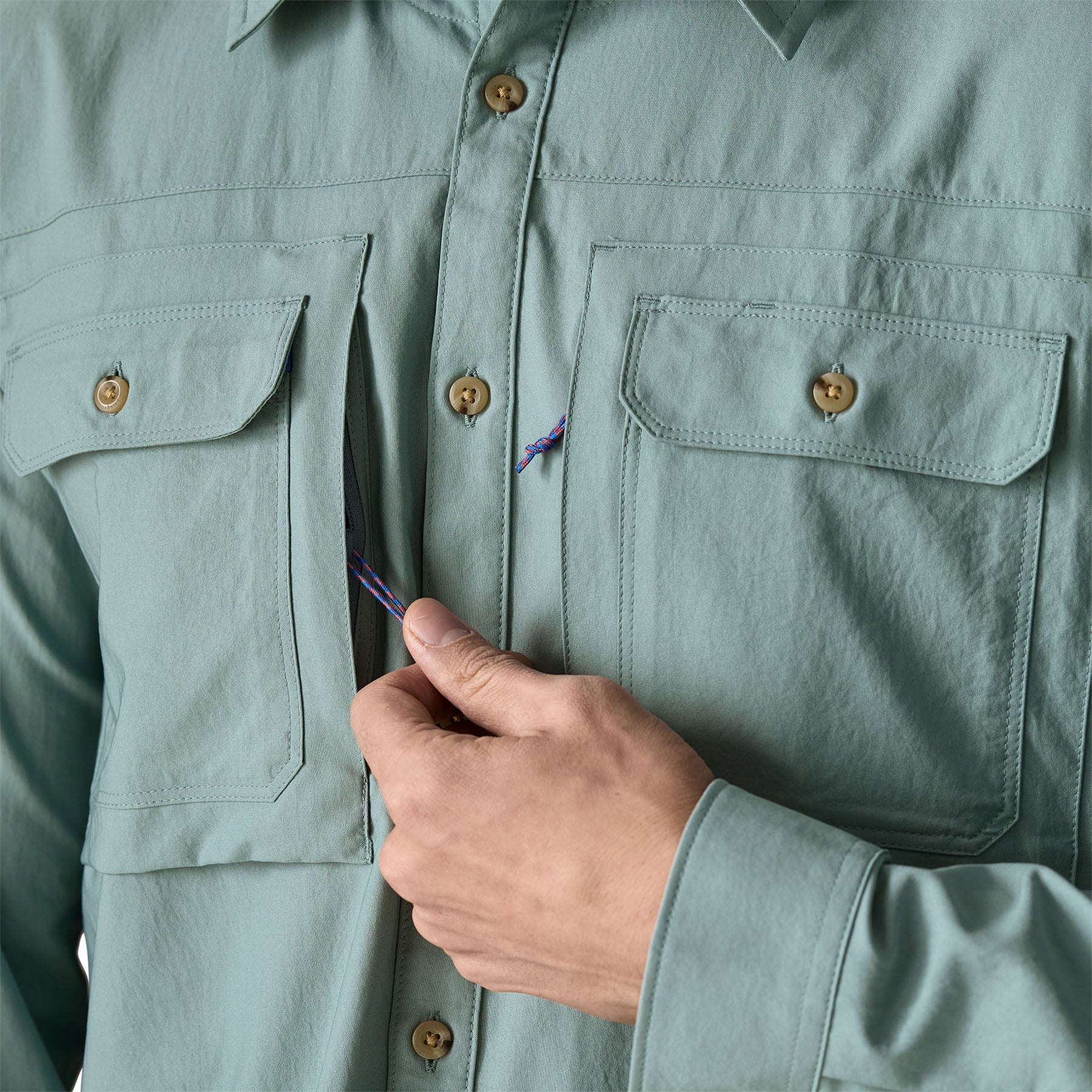 Men's Long-Sleeved Self-Guided Sun Shirt - Image 5