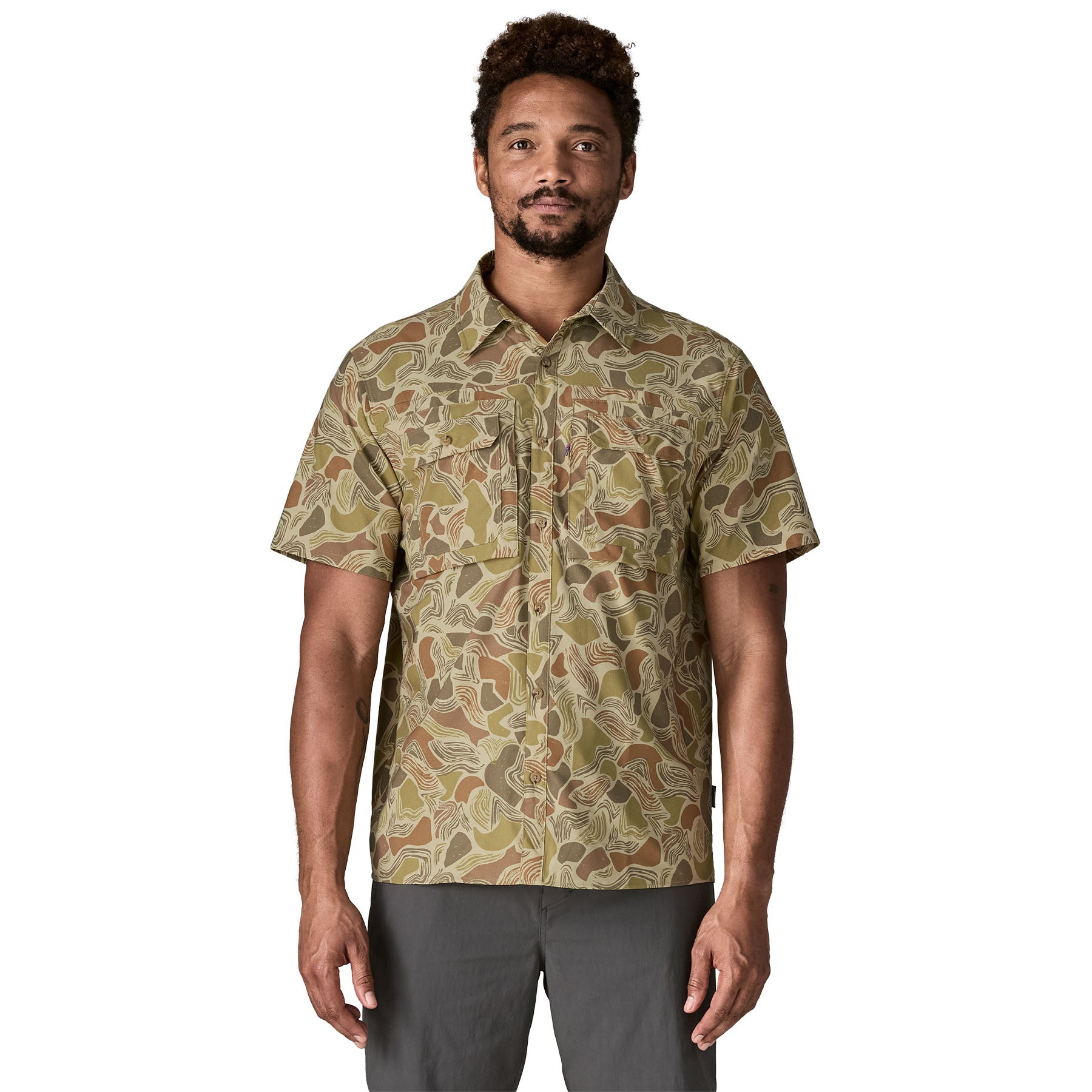 Alternative view of Men's Short-Sleeved Self-Guided Sun Shirt