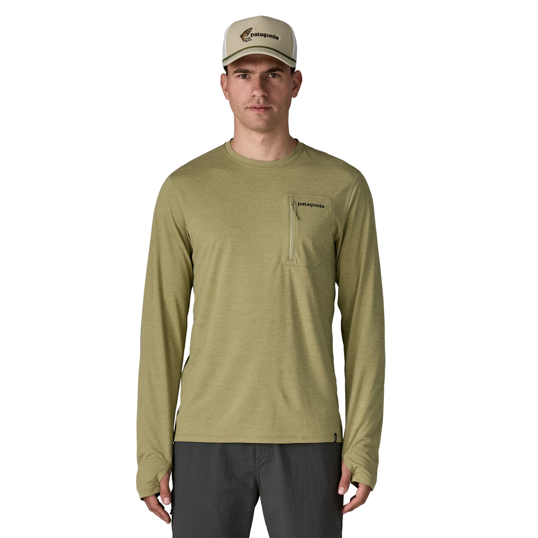 Alternative view of Men's Long-Sleeved Capilene? Cool Sun Shirt - Fitz Roy Trout