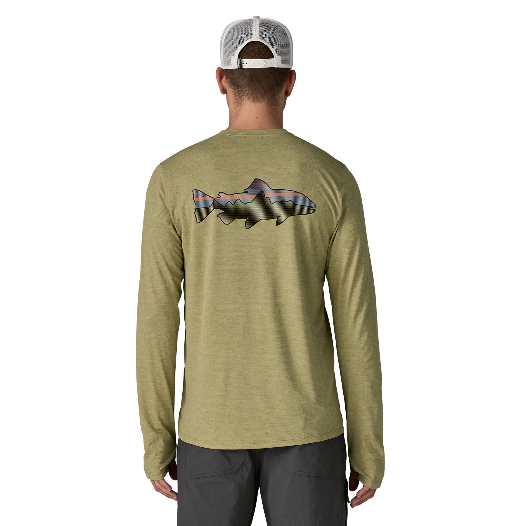 Men's Long-Sleeved Capilene® Cool Sun Shirt - Fitz Roy Trout - Image 3