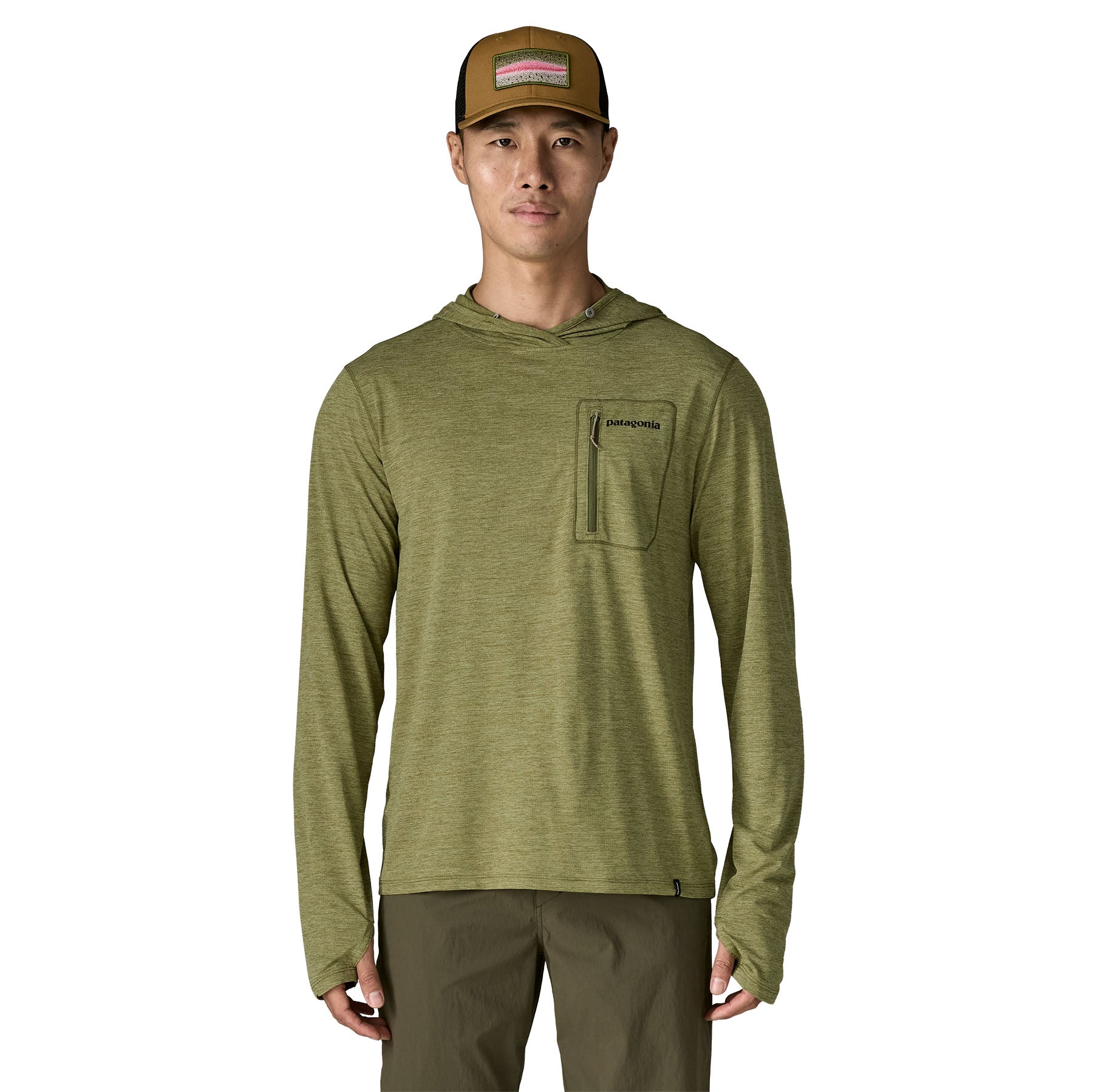 Men's Capilene® Cool Sun Hoody - Fitz Roy Trout - Image 3
