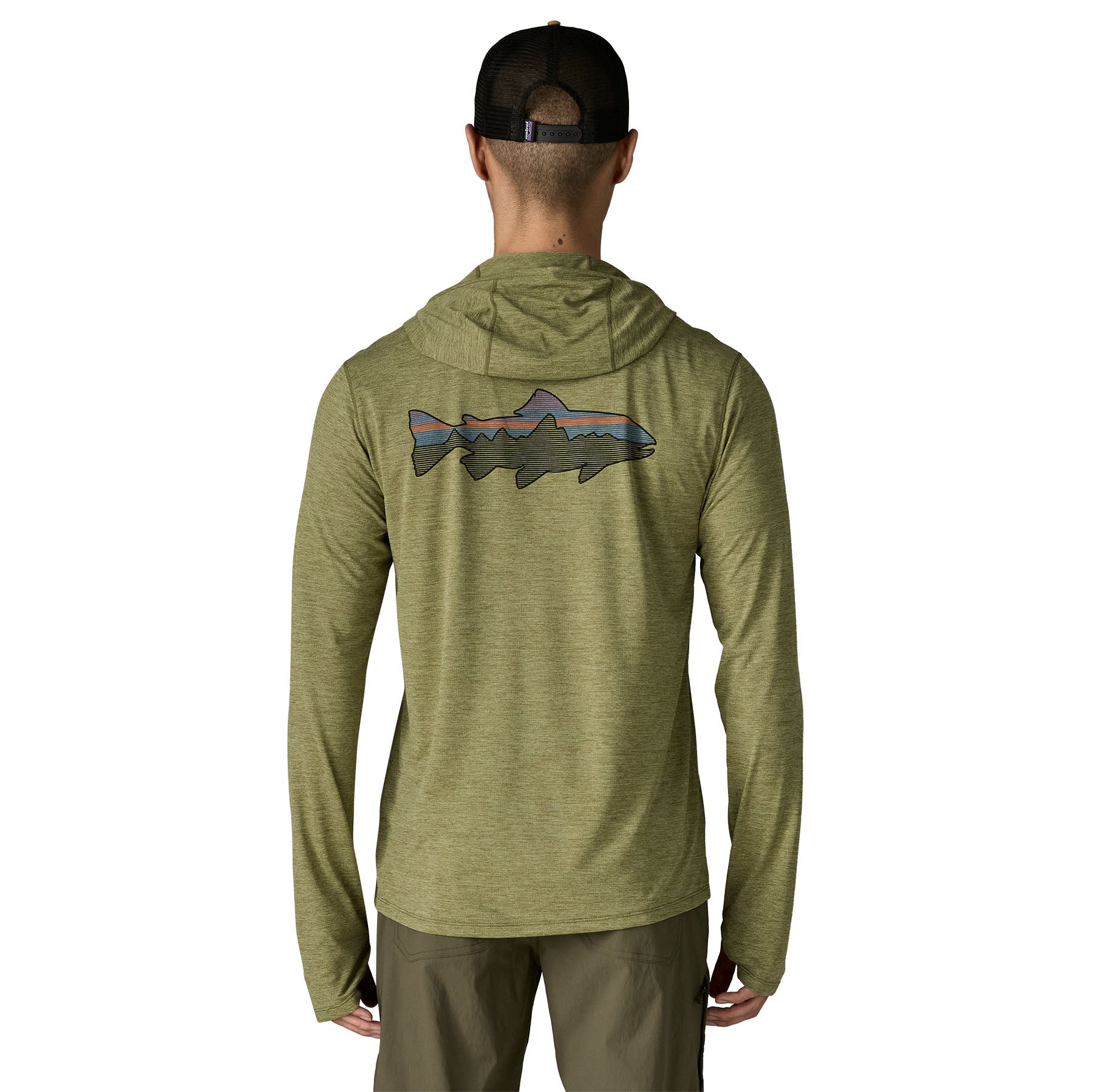 Men's Capilene® Cool Sun Hoody - Fitz Roy Trout - Image 4