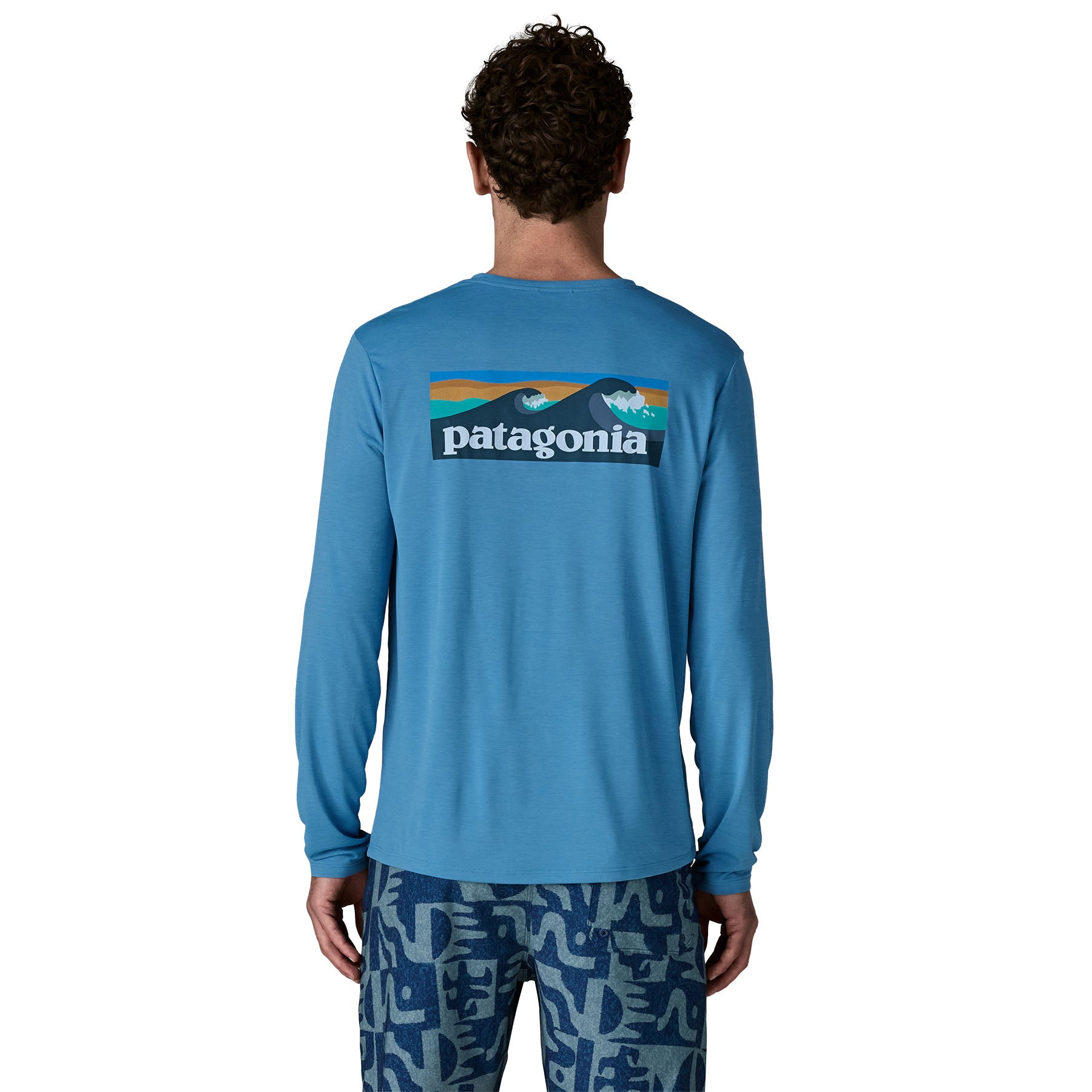 Men's Long-Sleeved Capilene® Cool Daily Shirt - Boardshort Logo - Image 4