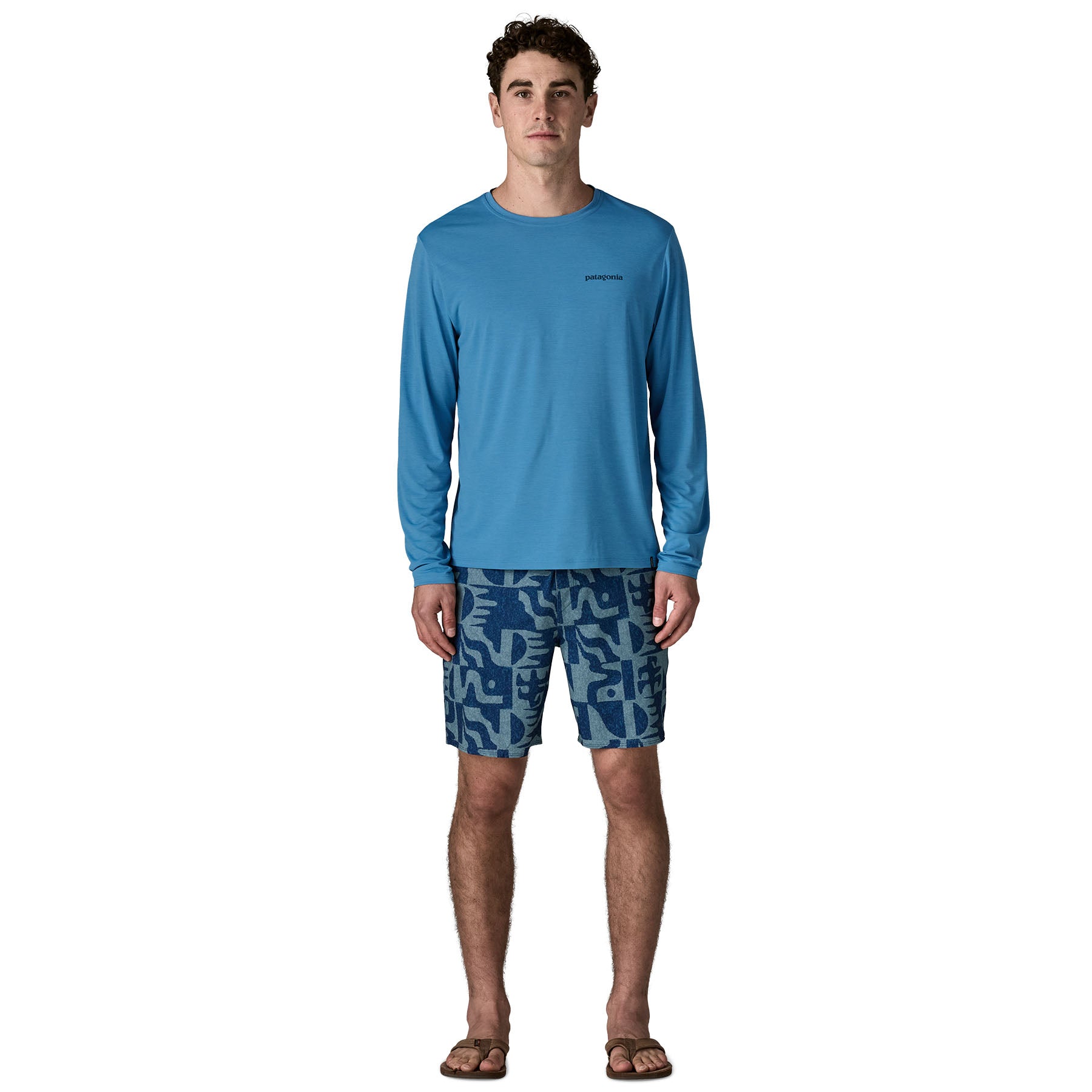 Men's Long-Sleeved Capilene® Cool Daily Shirt - Boardshort Logo - Image 6