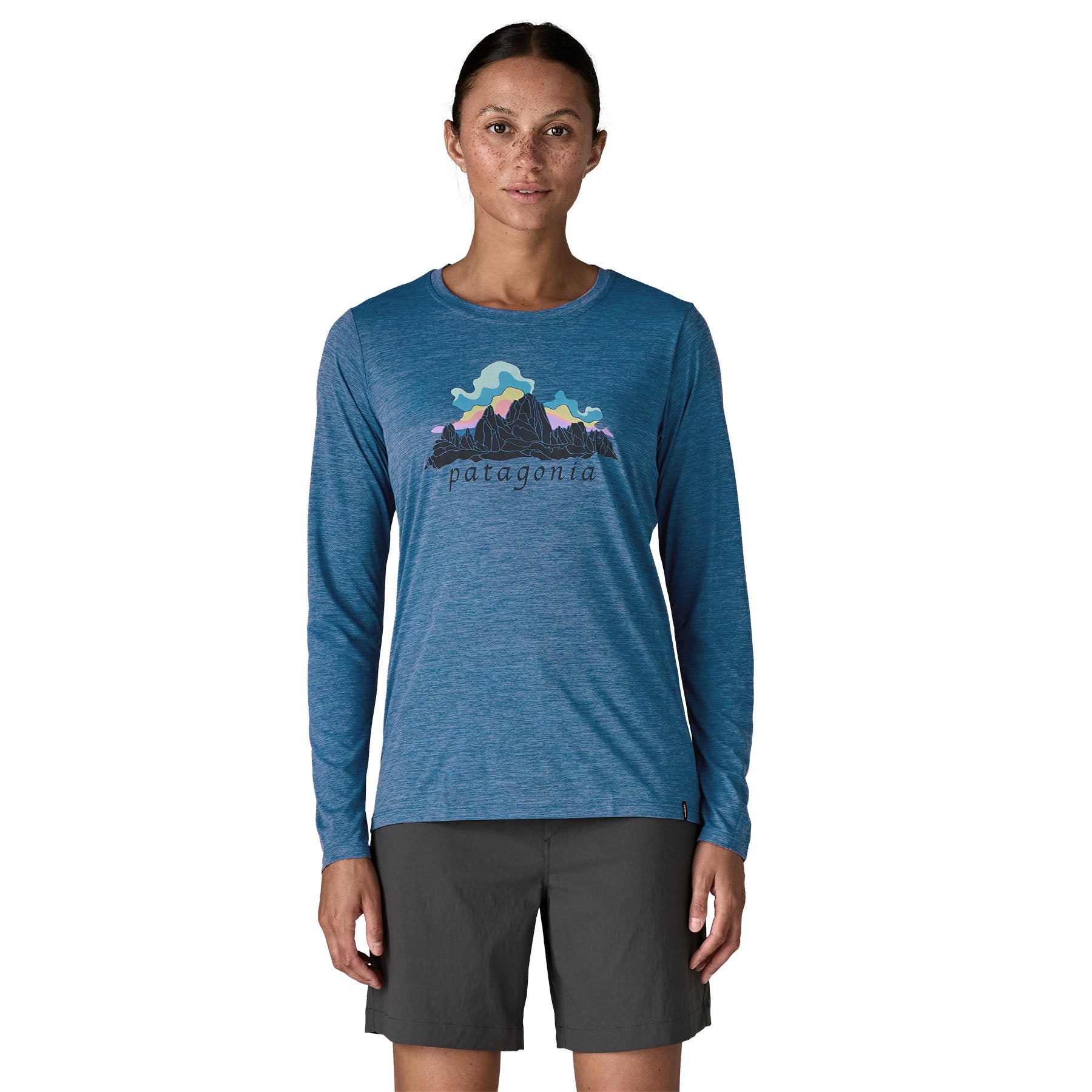 Alternative view of Women's Long-Sleeved Capilene? Cool Daily Shirt - Fitz Roy Nimbus