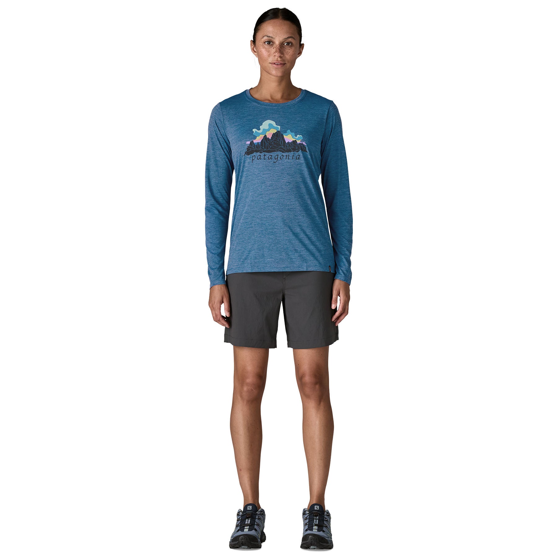 Women's Long-Sleeved Capilene® Cool Daily Shirt - Fitz Roy Nimbus - Image 4