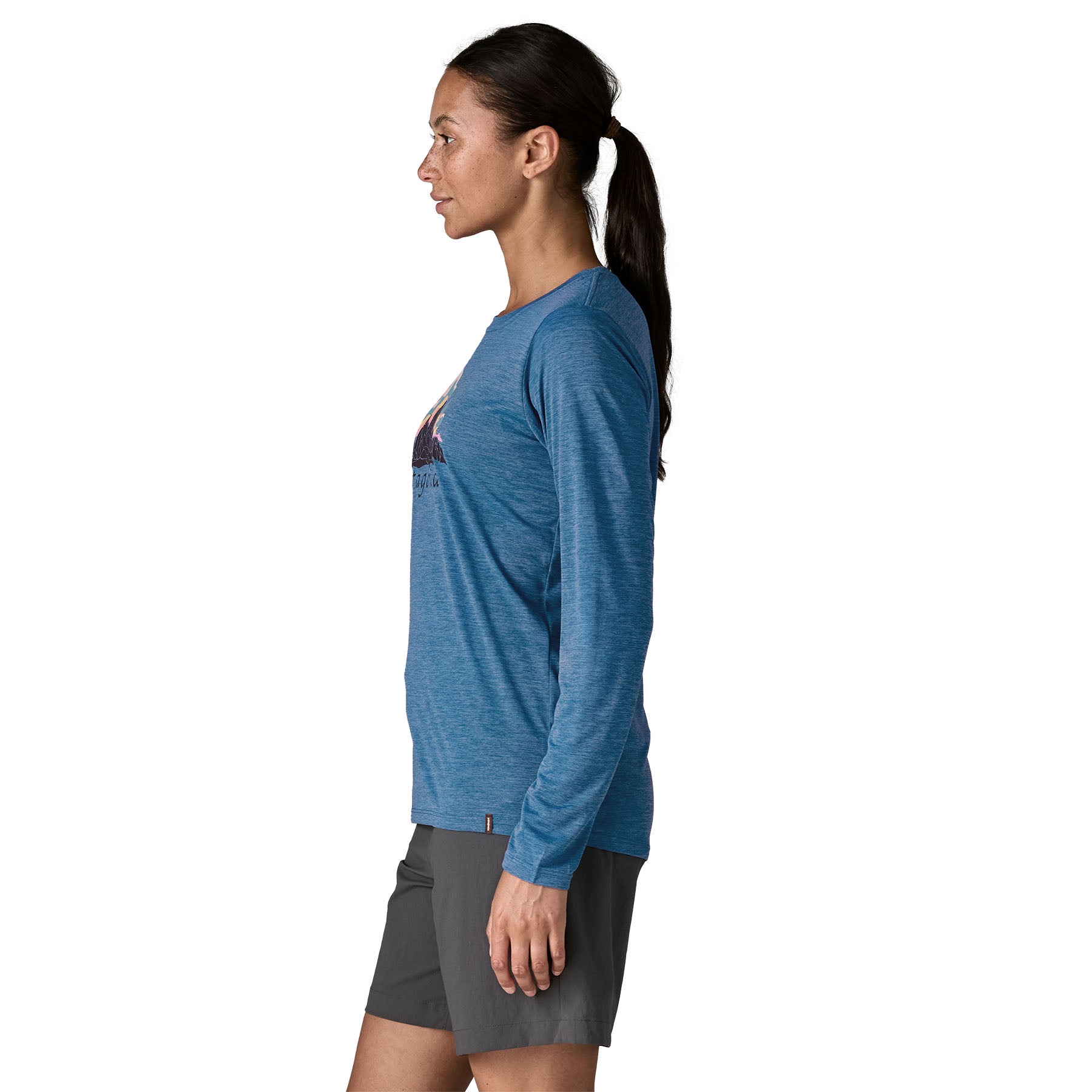 Women's Long-Sleeved Capilene® Cool Daily Shirt - Fitz Roy Nimbus - Image 5