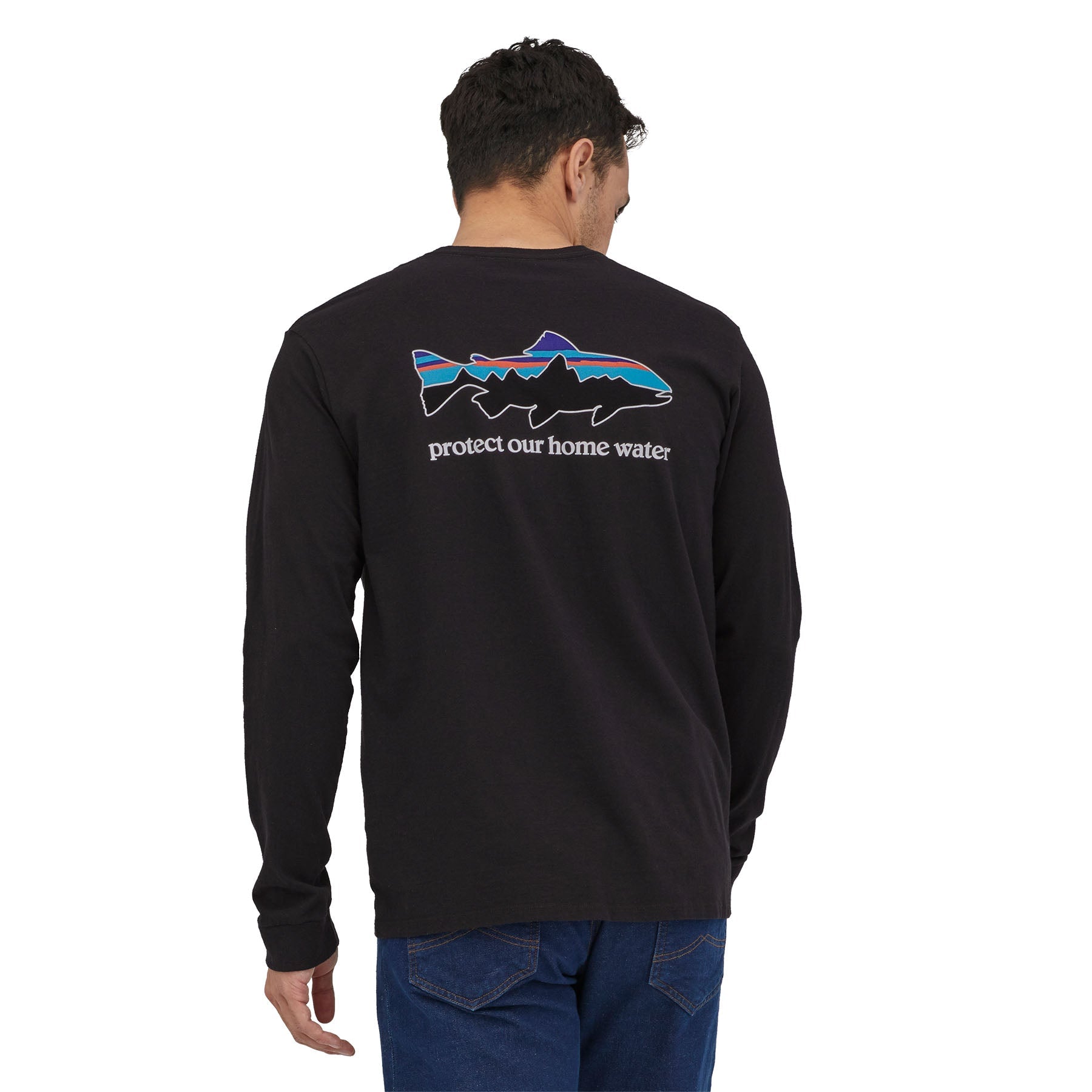 Men's Long-Sleeved Home Water Trout Responsibili-Tee® - Image 4