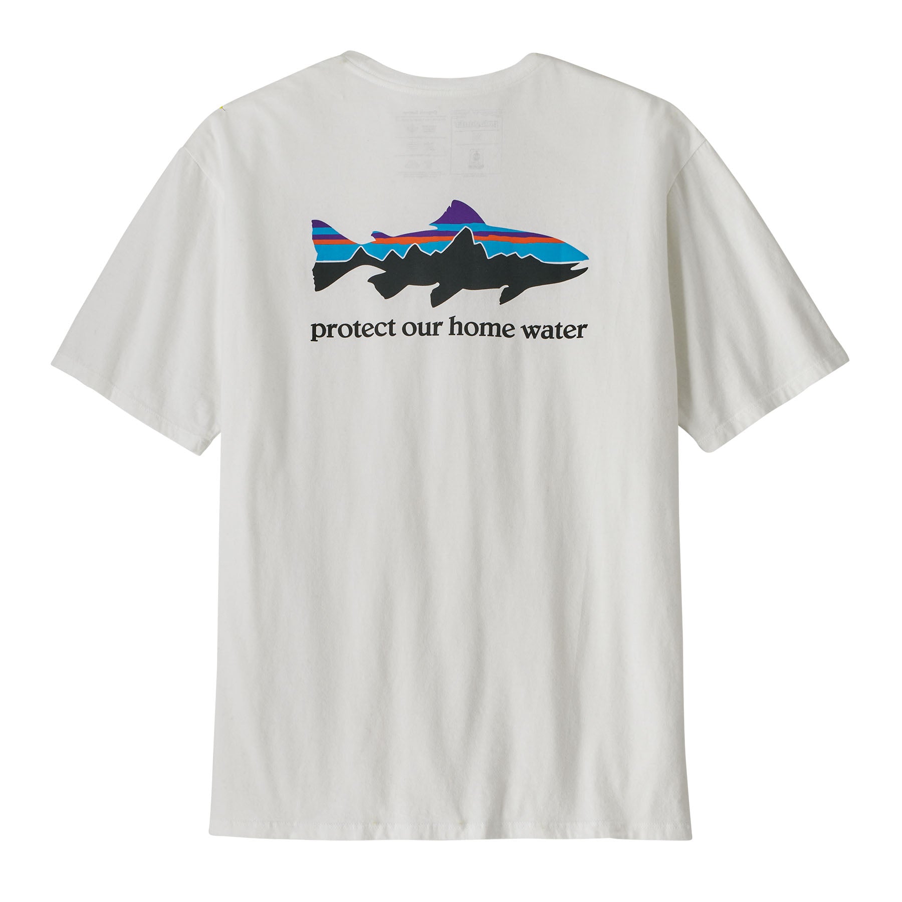 Alternative view of Men's Home Water Trout Organic T-Shirt