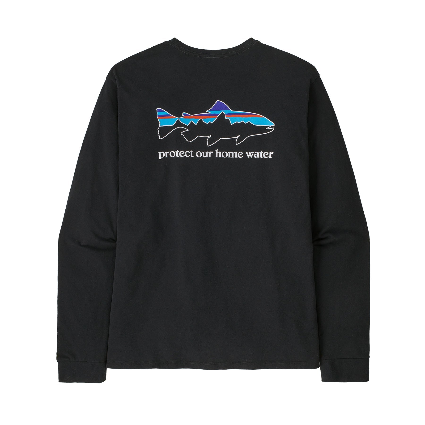Alternative view of Men's Long-Sleeved Home Water Trout Responsibili-Tee®