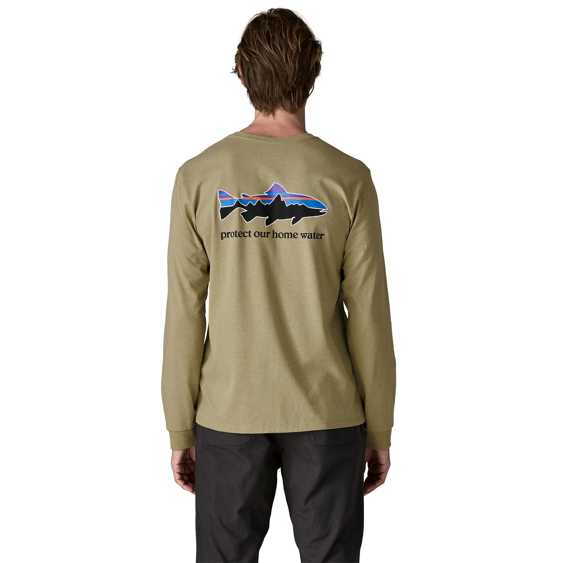 Men's Long-Sleeved Home Water Trout Responsibili-Tee® - Image 3